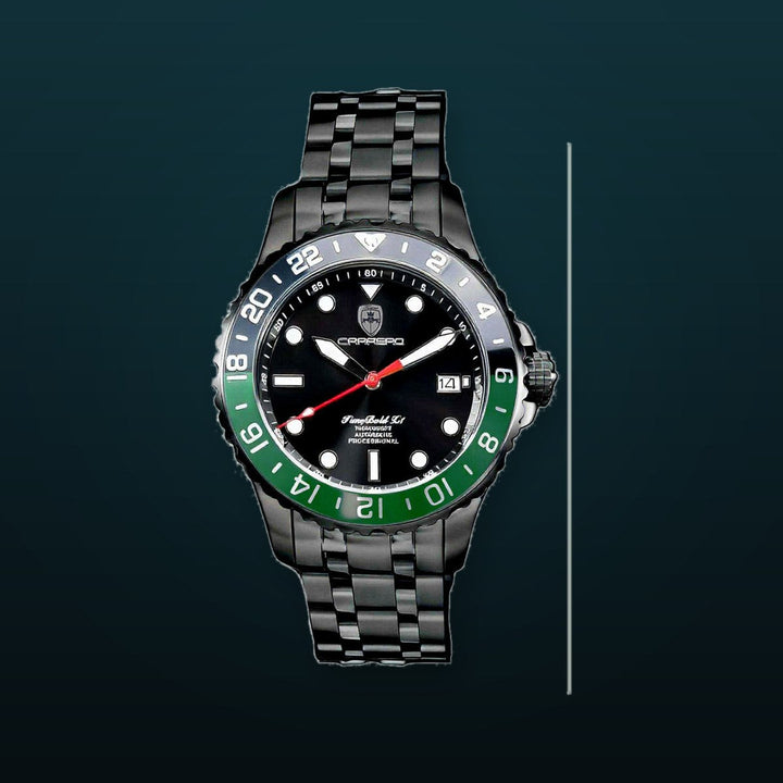 TIME BOLD- X3 GREEN/BLACK | Black Dial
