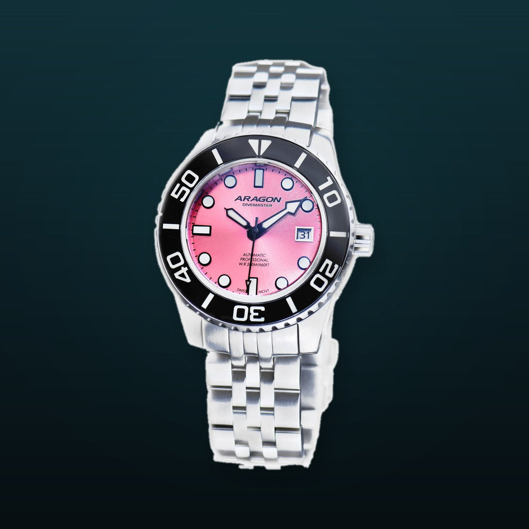 Divemaster 42 Swiss R150 Automatic Pink Dial | Pink Dial