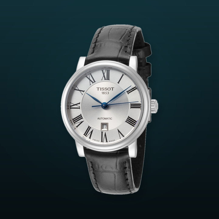 Carson 30mm / Silver / Black Silver Dial