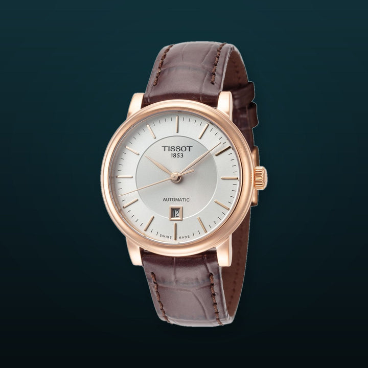 CARSON 30mm / Silver / Brown | Silver Dial