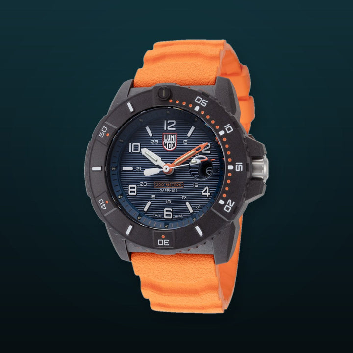 Navy Seal 45mm / Navy / Orange | Navy Dial
