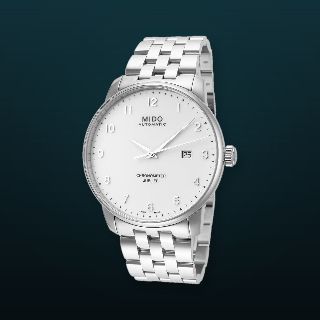 Baroncelli Jubilee 42mm / White / Silver | White Dial