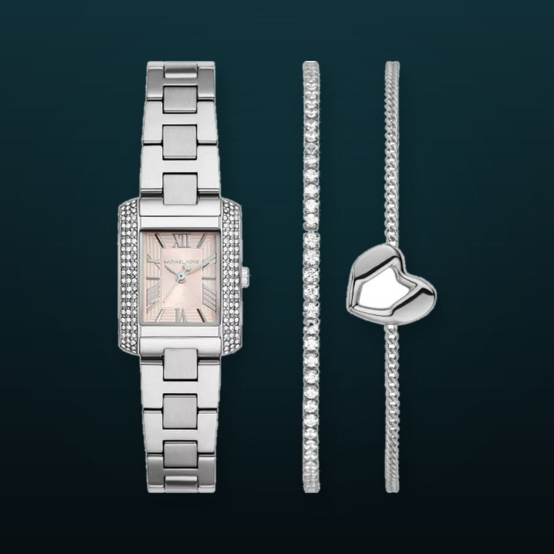 Emery 22mm / Pink / Silver | Pink Dial