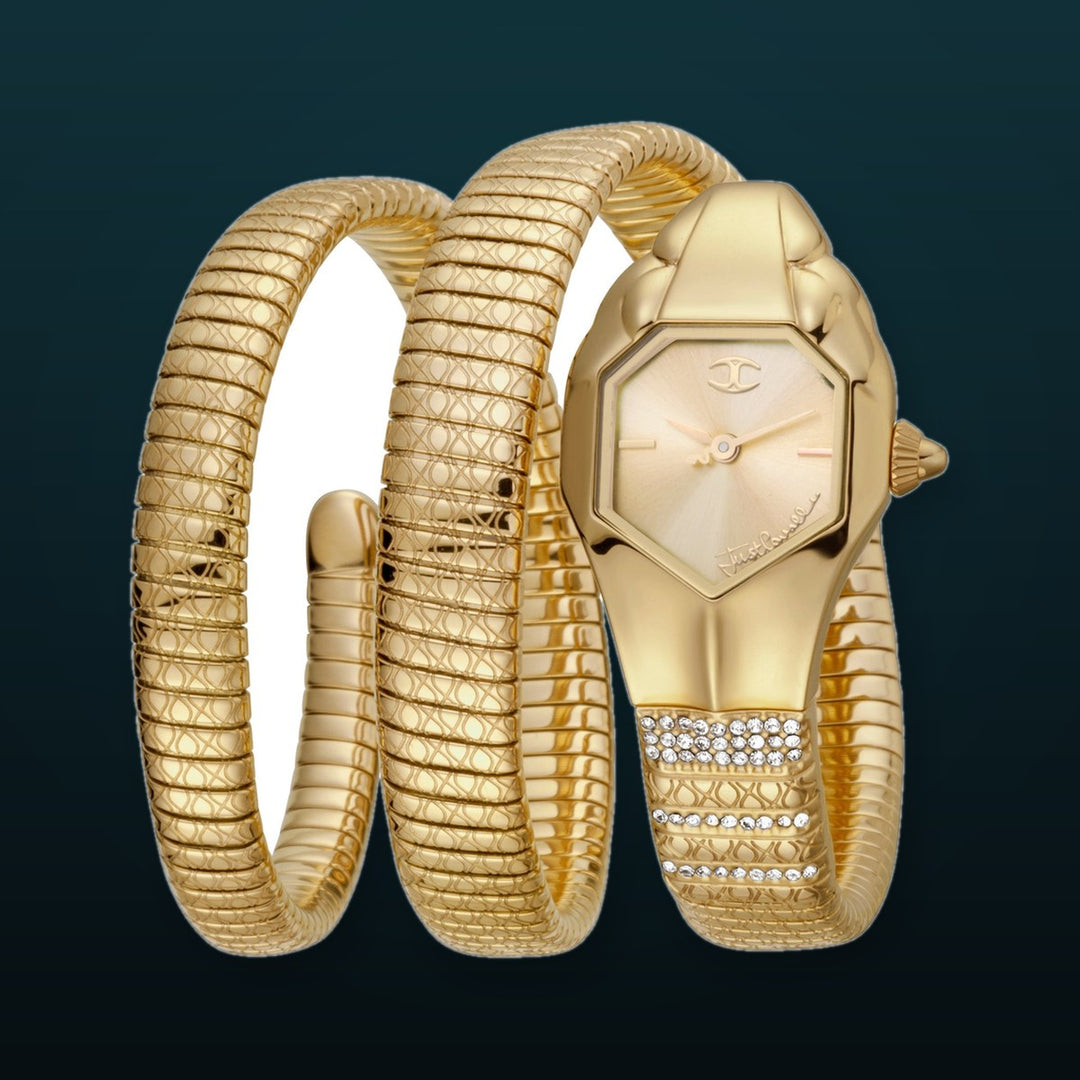 Just Cavalli 22mm / Gold / Champagne | Champagne Dial