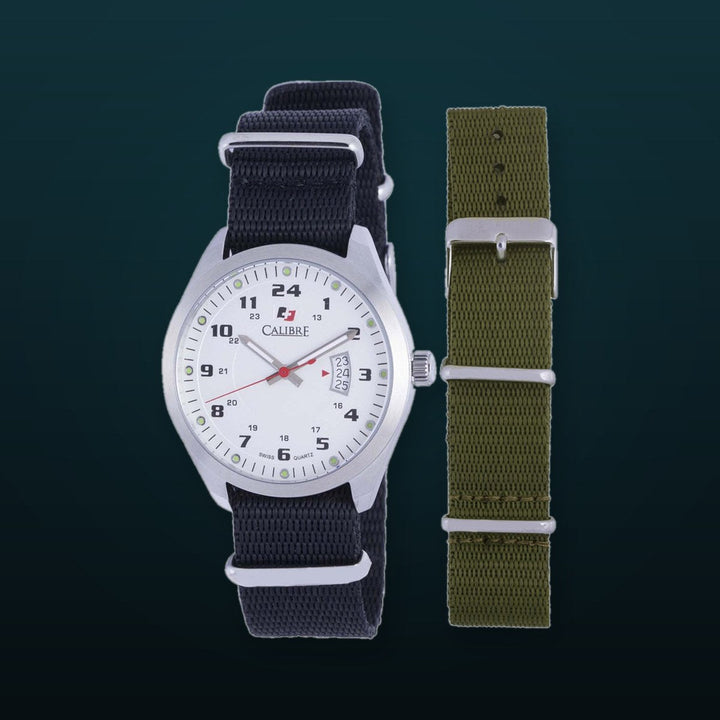 Trooper White-Black set | White Dial