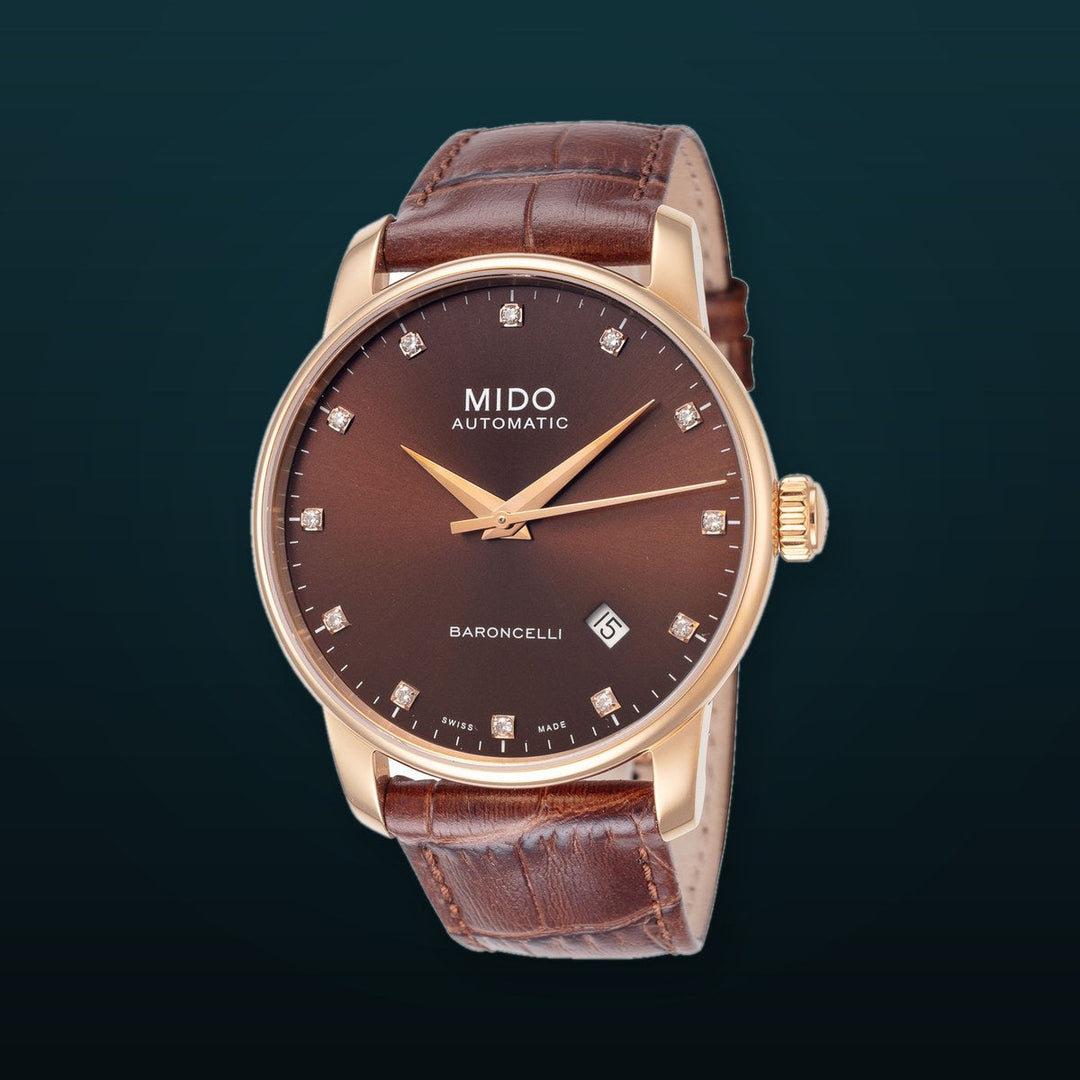 Baroncelli II 38mm / Brown / Brown | Brown Dial