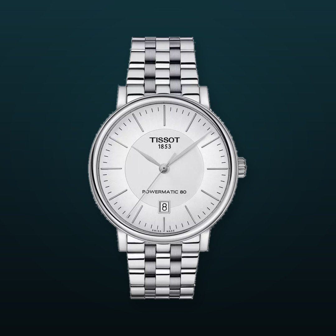 Carson 40mm / Silver / Silver Silver Dial