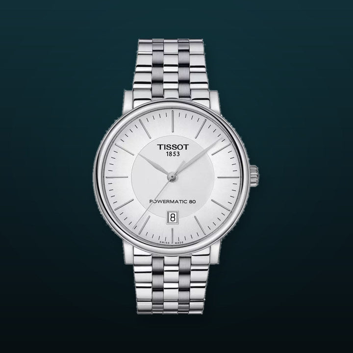 Carson 40mm / Silver / Silver Silver Dial