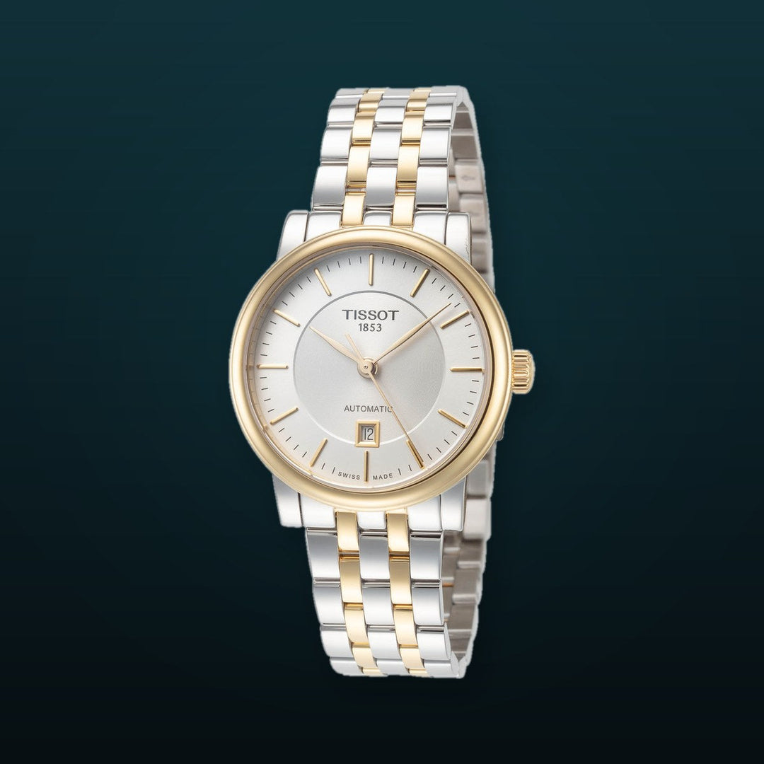 Carson 30mm / Silver / Silver and Rose Gold Silver Dial