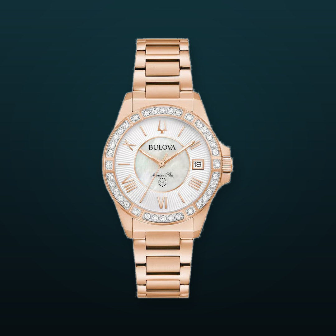 Marine Star 32mm / White Mother-of-Pearl / Rose Gold | White Mother-of-Pearl Dial
