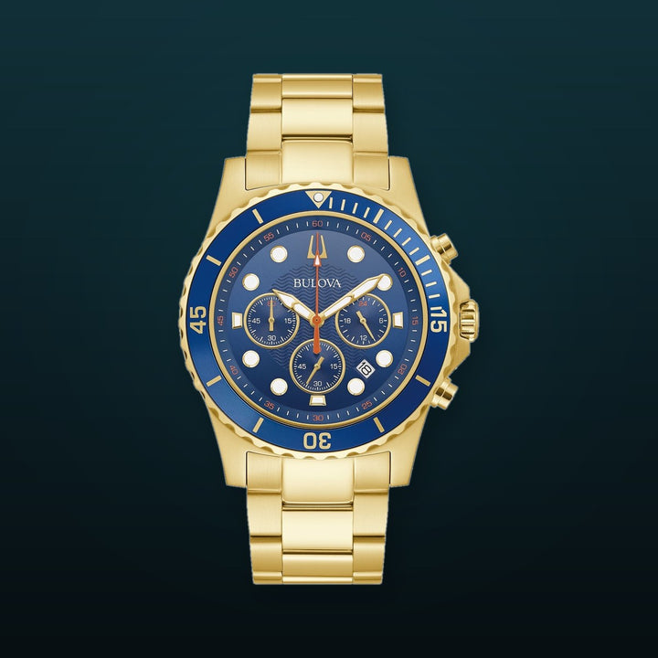 Classic 44mm / Blue / Gold | Blue Dial
