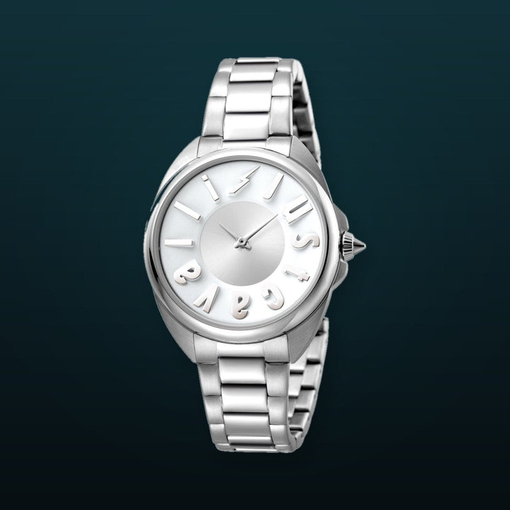 Logo 34mm / Silver / Silver | Silver Dial