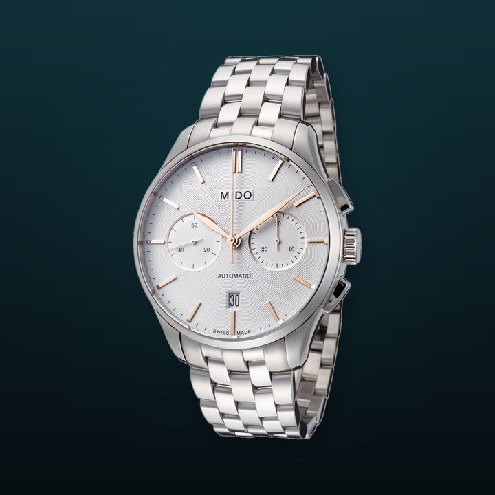 Belluna II 42mm / Silver / Silver | Silver Dial