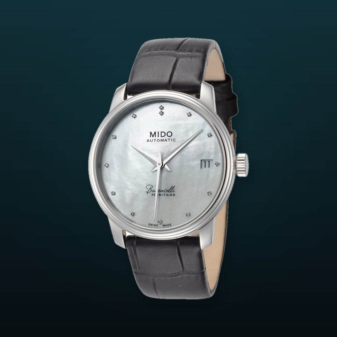 Heritage 33mm / White / Black | White Dial