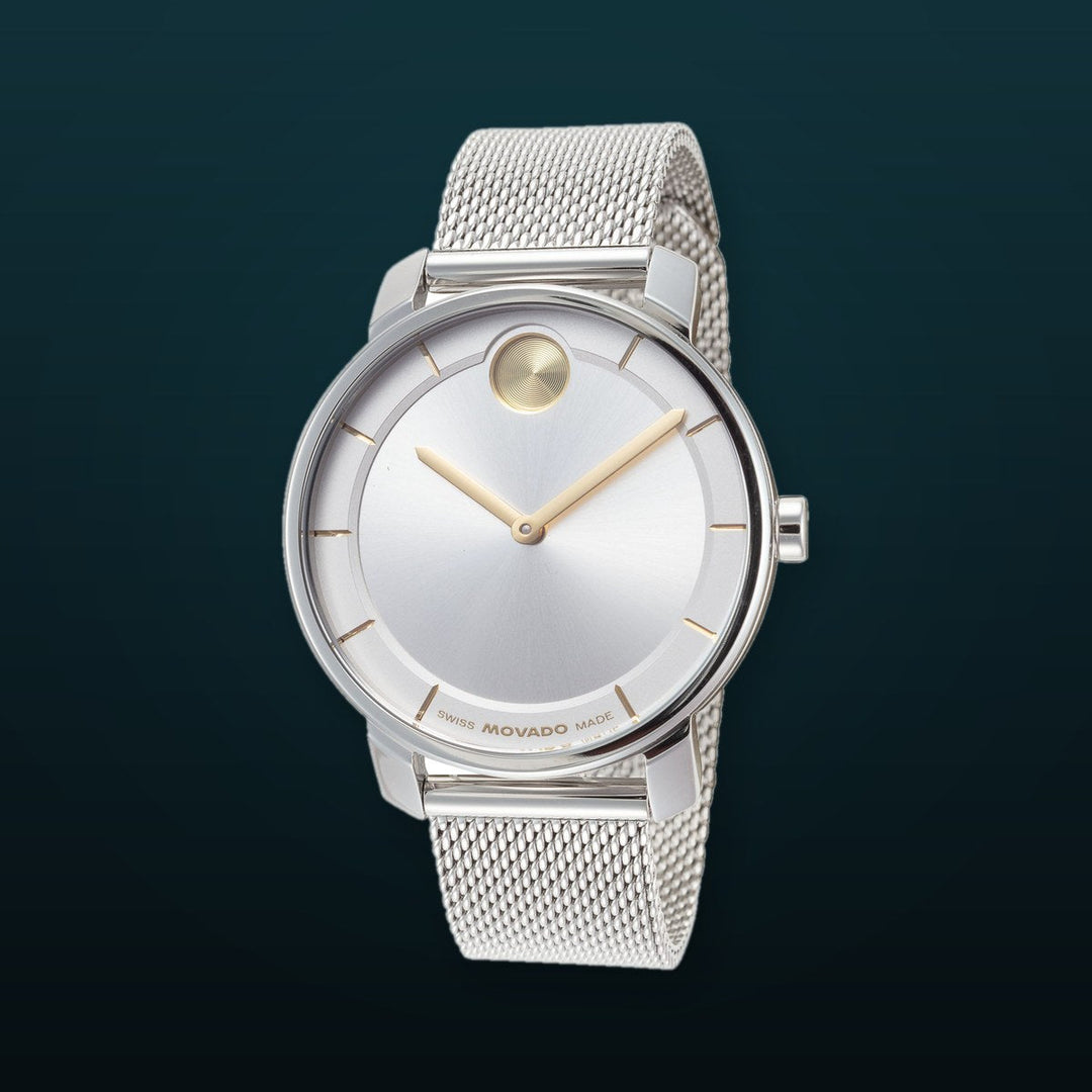 Bold 34mm / Silver / Silver | Silver Dial
