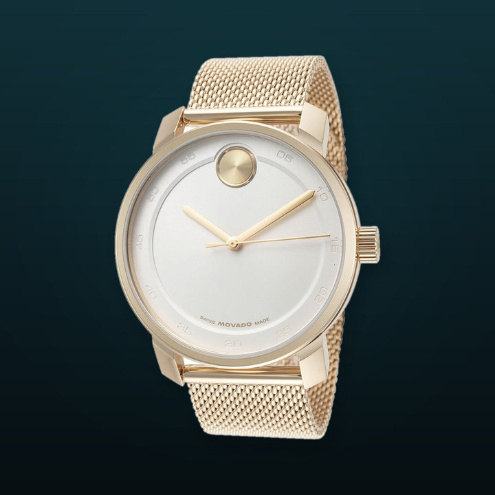 Bold 41mm / Silver / Gold | Silver Dial
