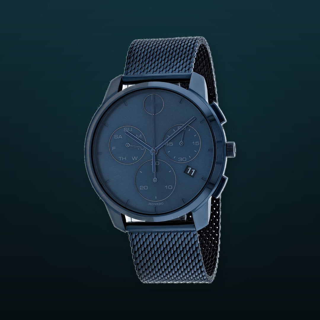Movado 42mm / Blue / Blue | Blue Dial