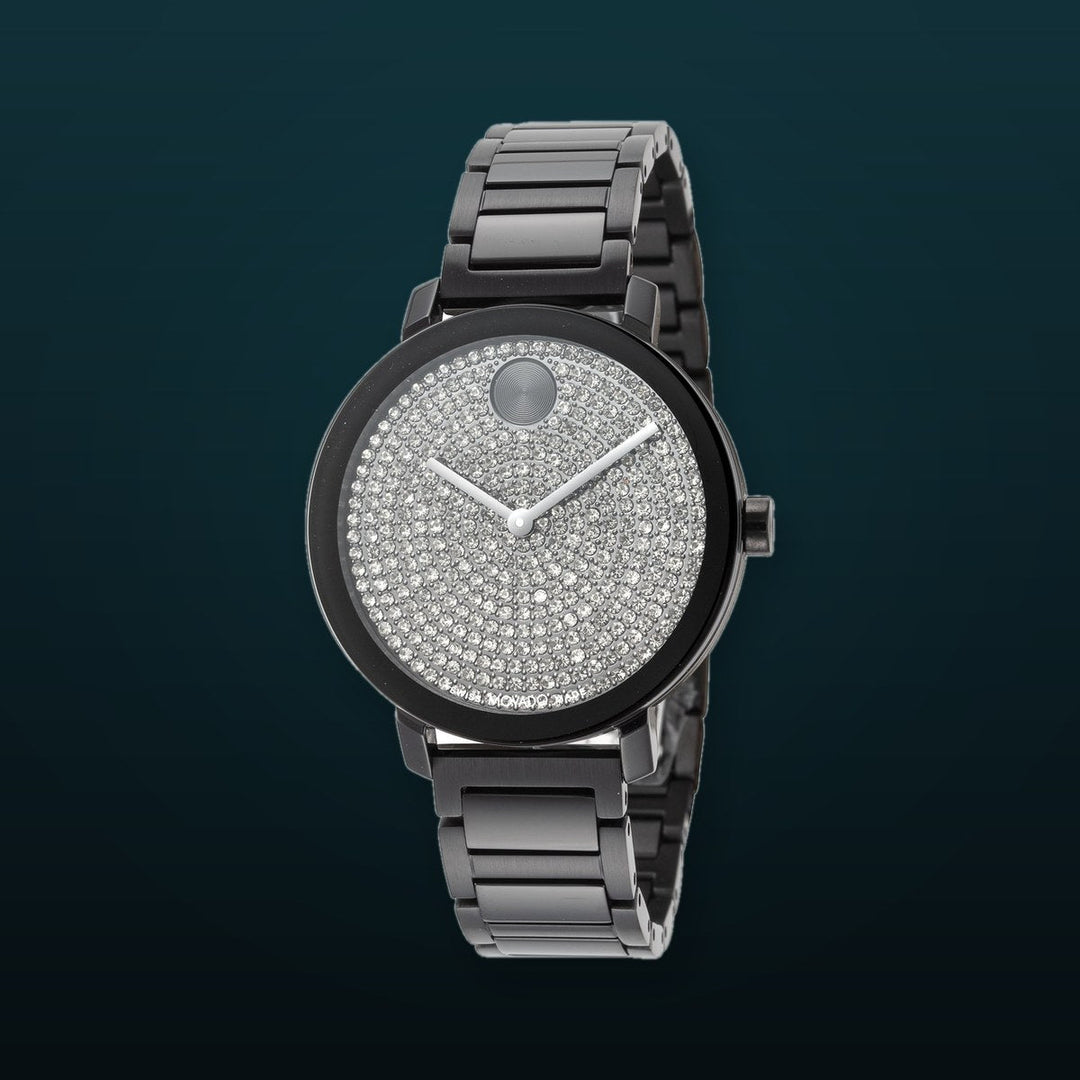Movado 34mm / Black / Black | Black Dial