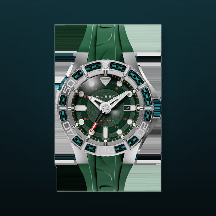 Manta Automatic Limited Edition Green / Silicone | Green Dial