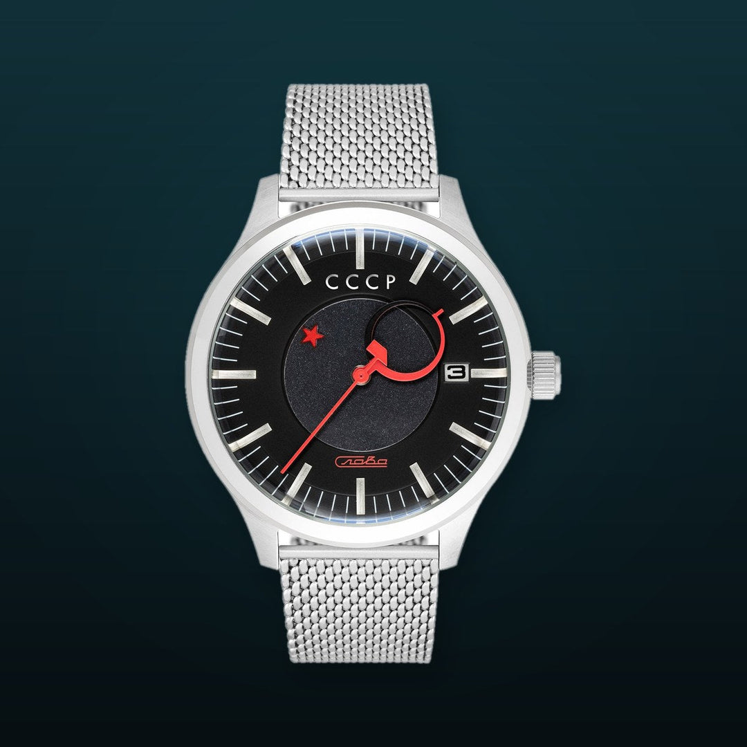 Kamzolkin Automatic Silver / Black Dial | Black Dial