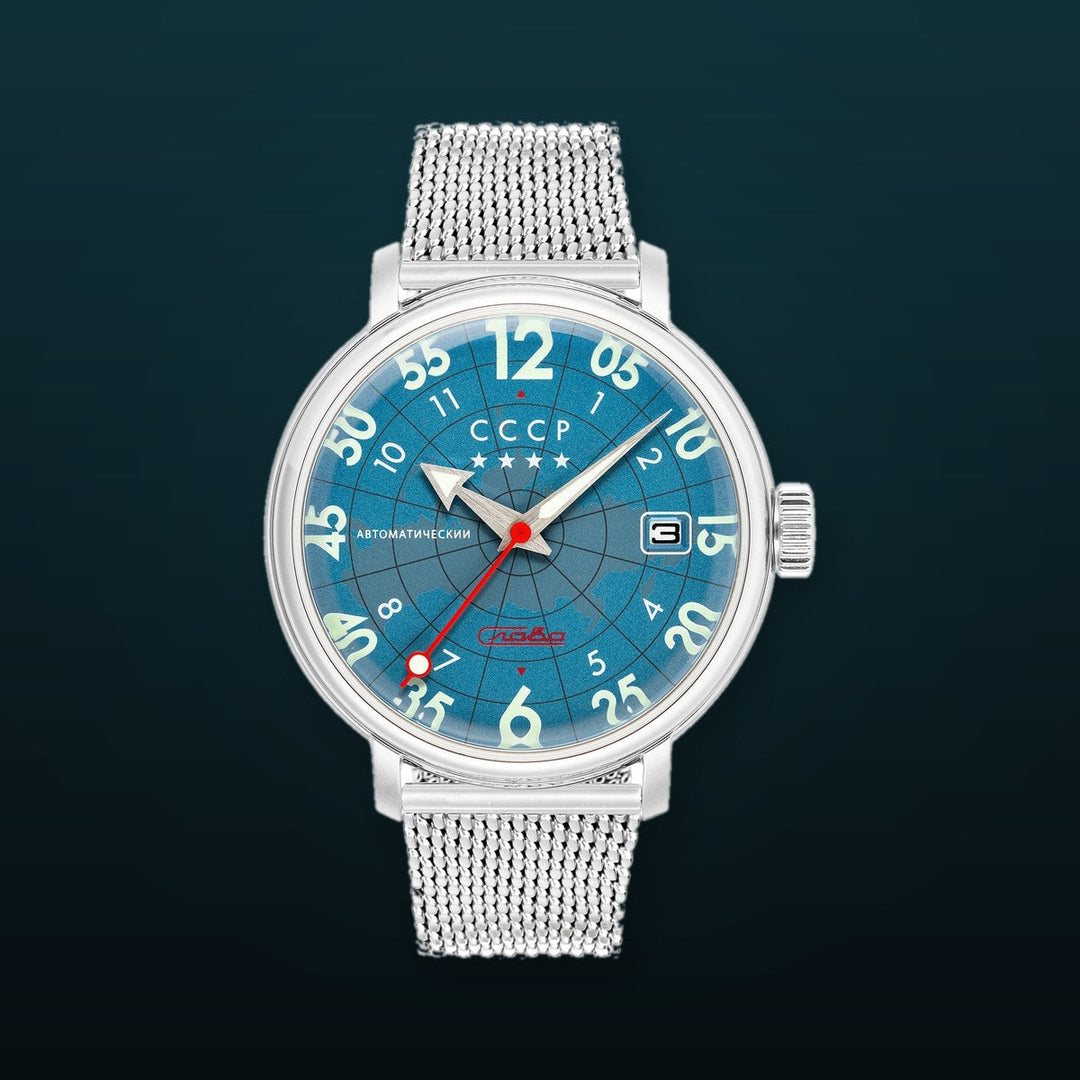 Heroes Comrade Silver / Light Blue | Blue Dial