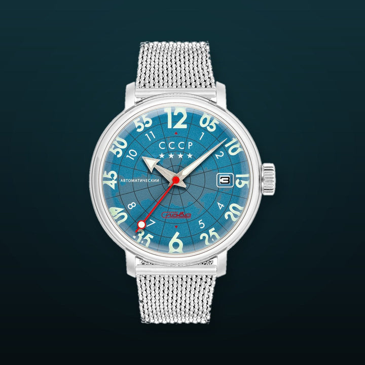 Heroes Comrade Silver / Light Blue | Blue Dial