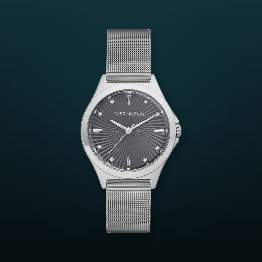 Carrington Rania Grey / Stainless Steel | Grey Dial