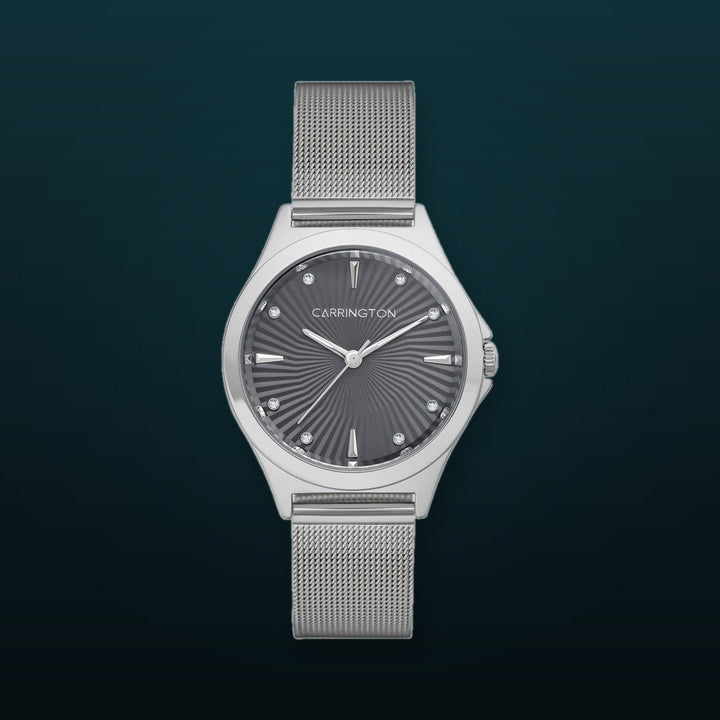 Carrington Rania Grey / Stainless Steel | Grey Dial