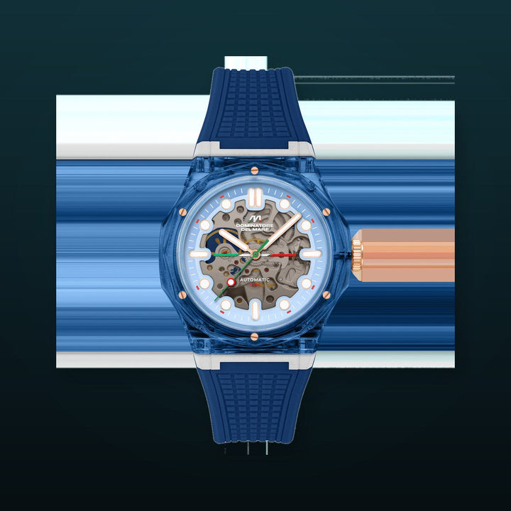 Ravello Automatic Blue / Silicone | Blue Dial