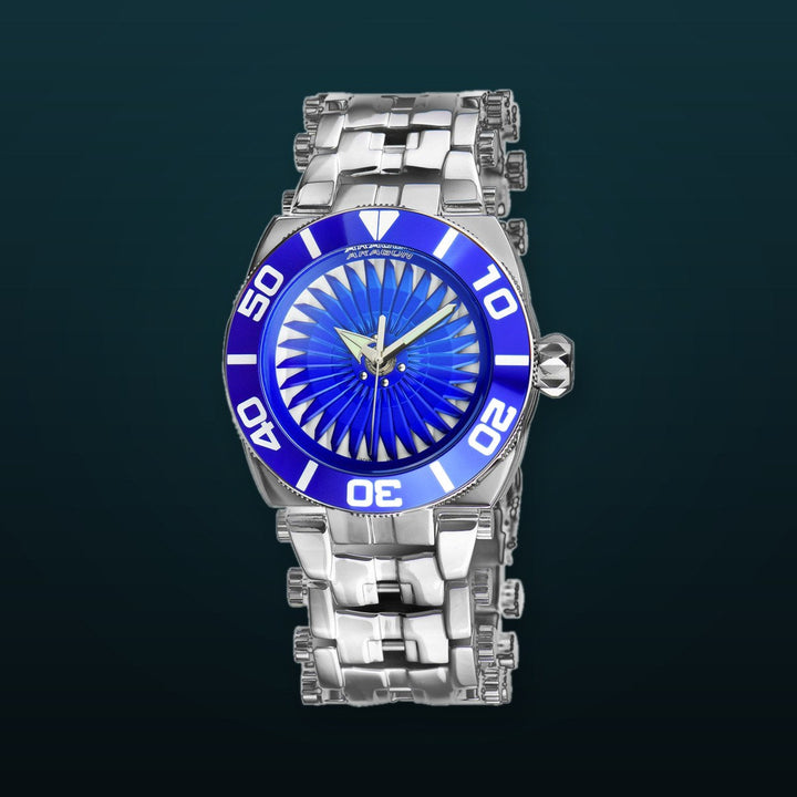 Millipede Rotator NH35 43mm Blue Rotator | Blue Dial