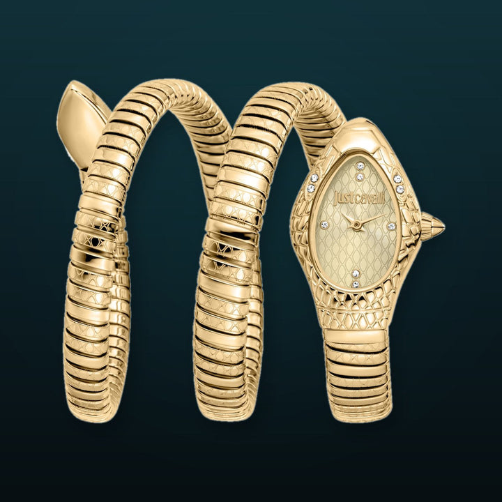 Snake 20mm / Champagne / Gold | Champagne Dial