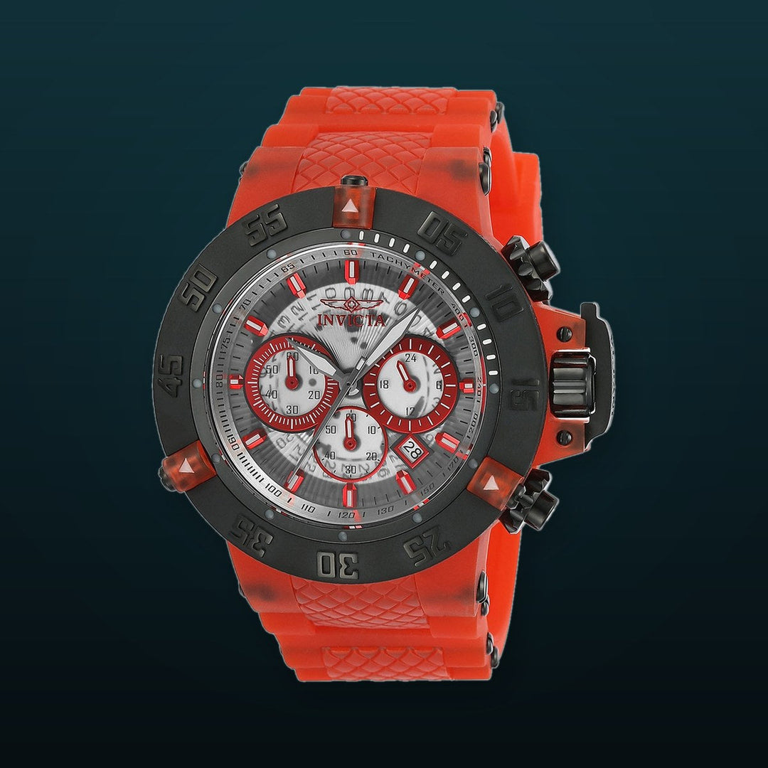 Subaqua 50mm / Grey / Black and Red | Grey Dial