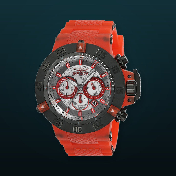 Subaqua 50mm / Grey / Black and Red | Grey Dial