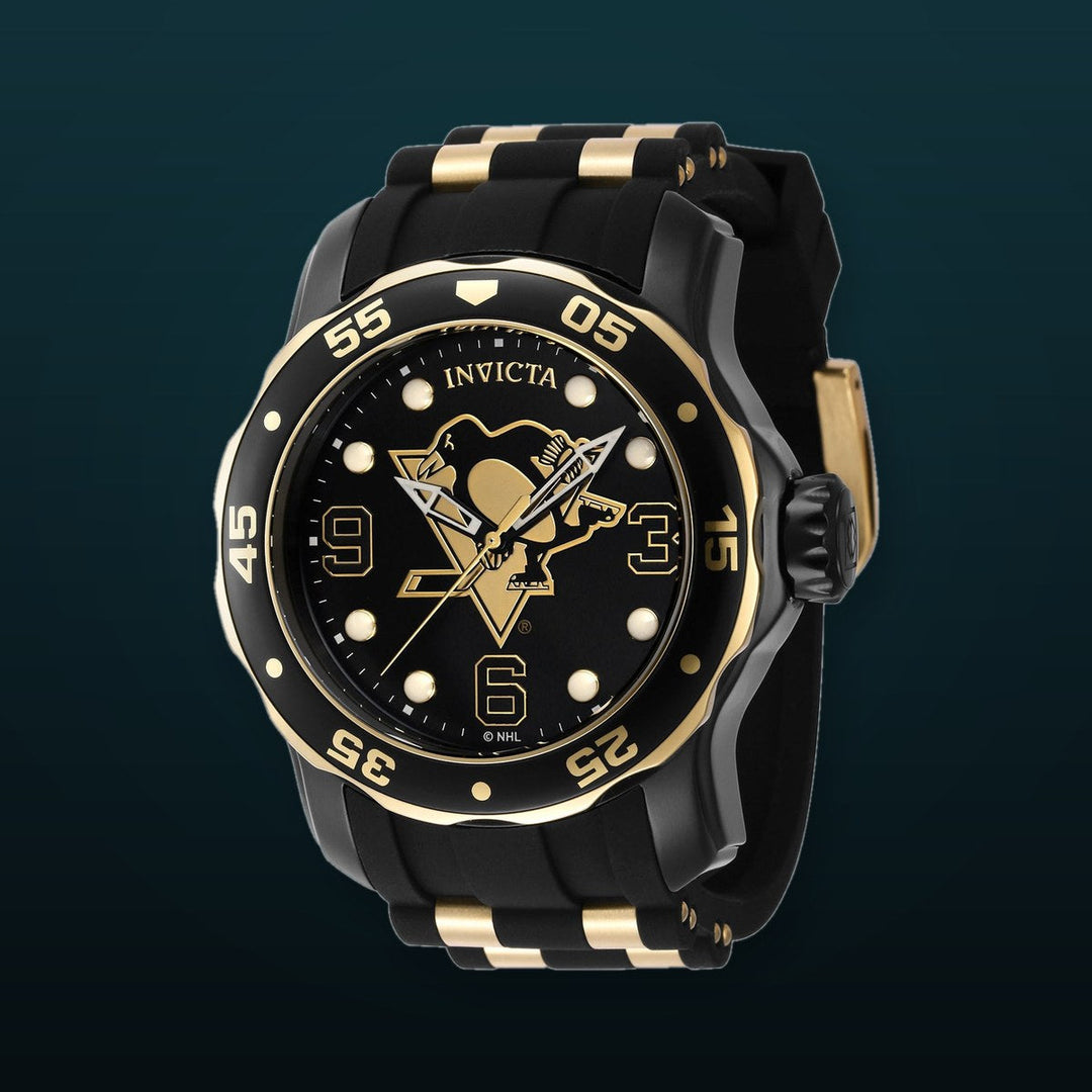 NHL Pittsburgh Penguins NHL Pittsburgh Penguins | Black and Gold Dial