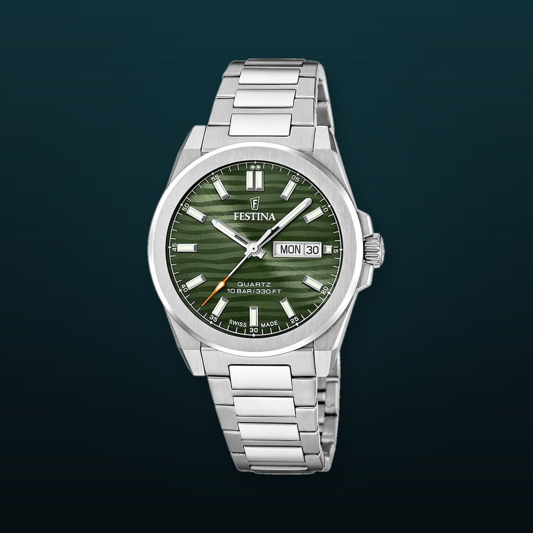 CLASSIC STEEL | Green Dial