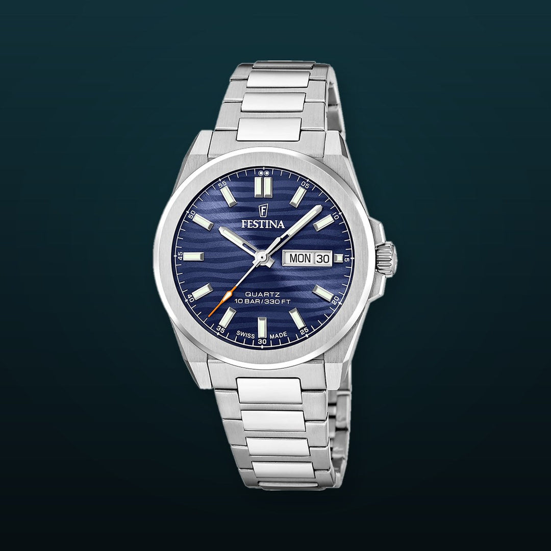 CLASSIC STEEL Blue Dial