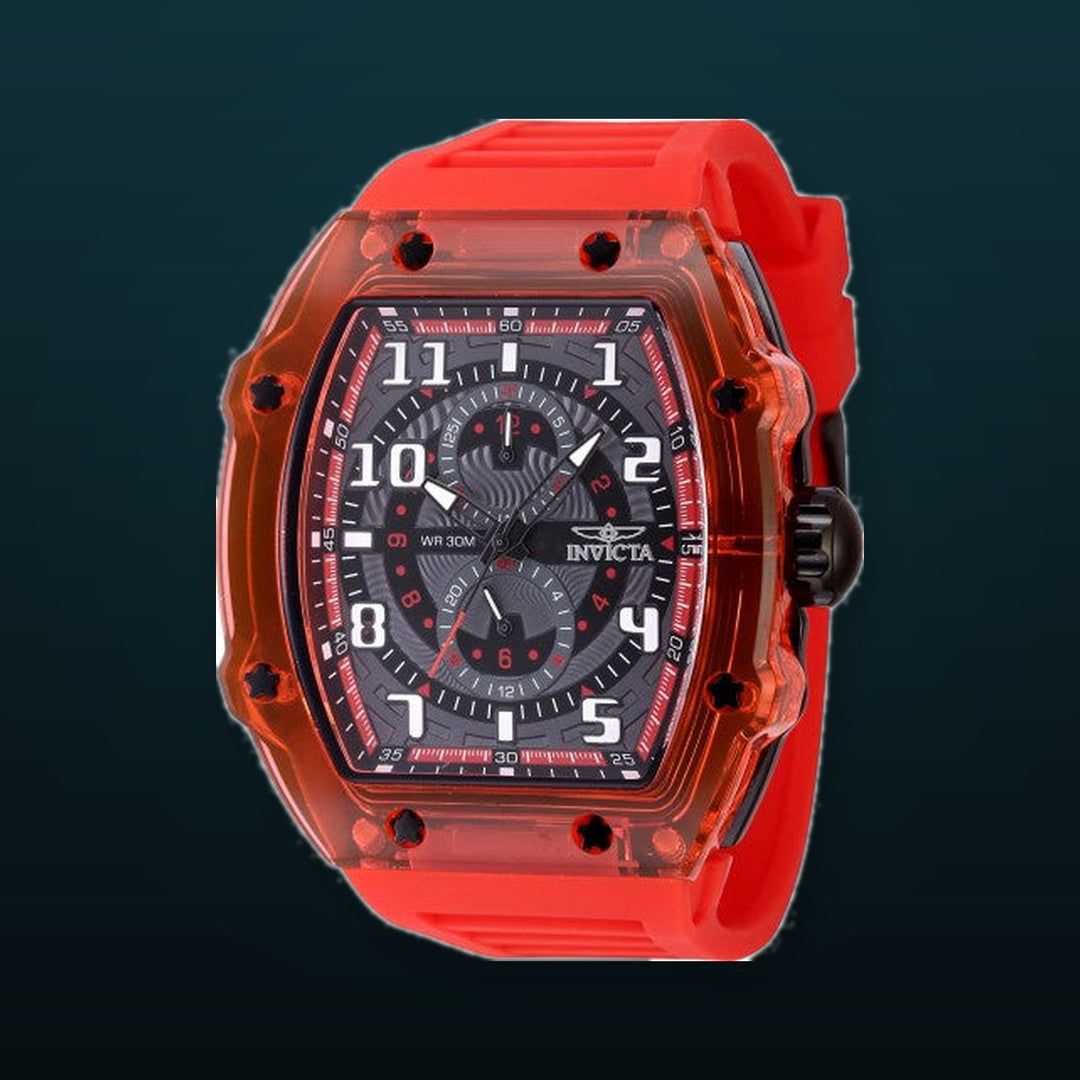 Racing 48.5mm / Dark Grey / Red | Dark Grey Dial