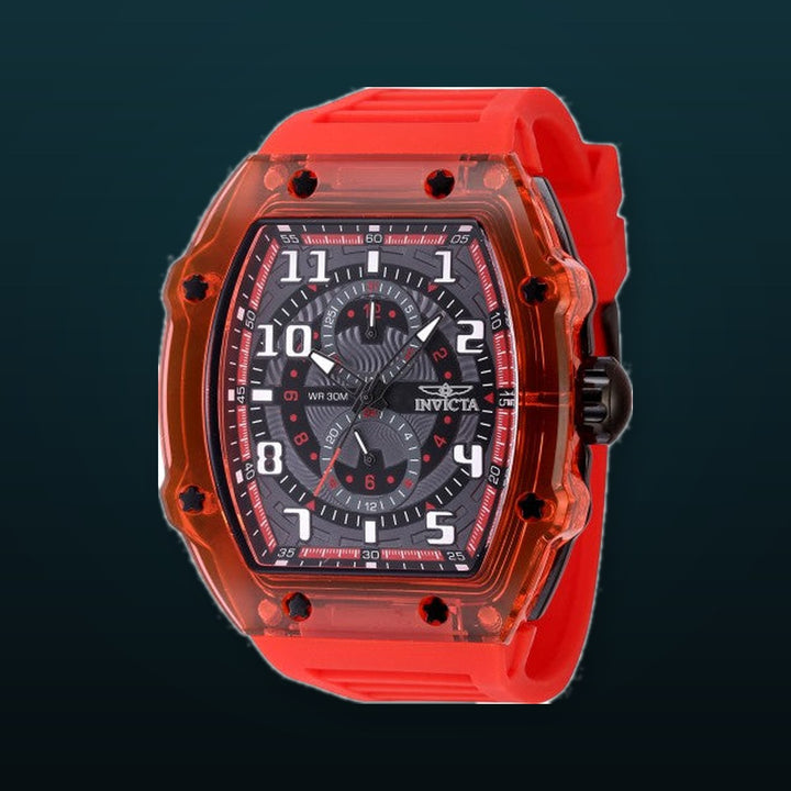 Racing 48.5mm / Dark Grey / Red | Dark Grey Dial
