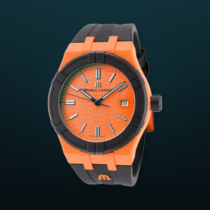 Aikon #Tide 40mm / Orange / Grey | Orange Dial
