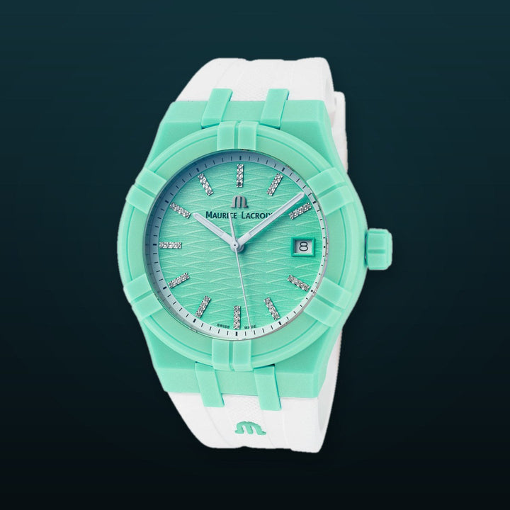 Aikon #Tide 40mm / Green / White | Green Dial