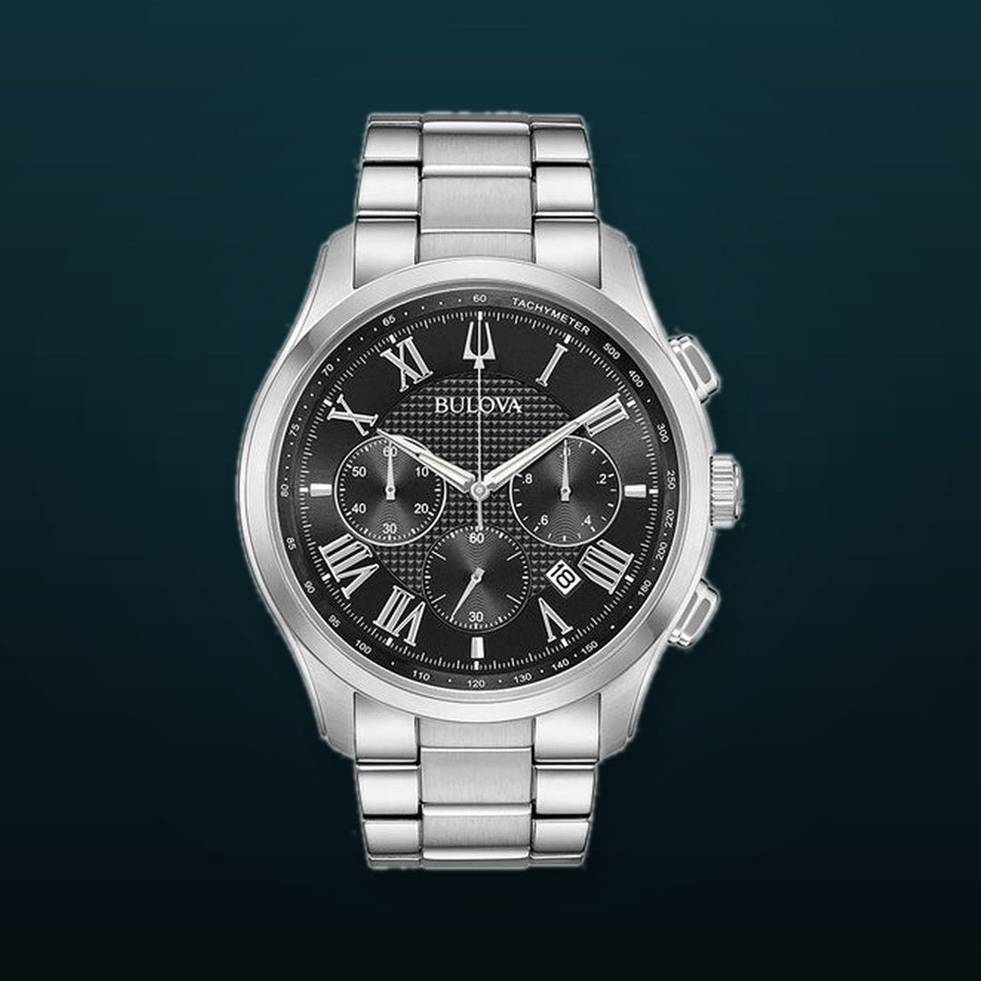 Men's Wilton Black Dial/SS