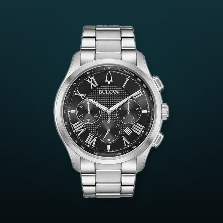 Men's Wilton Black Dial/SS