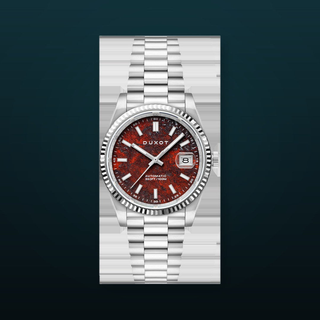 Marcel Automatic Lapidary Limited Edition Red / Stainless Steel | Red Dial