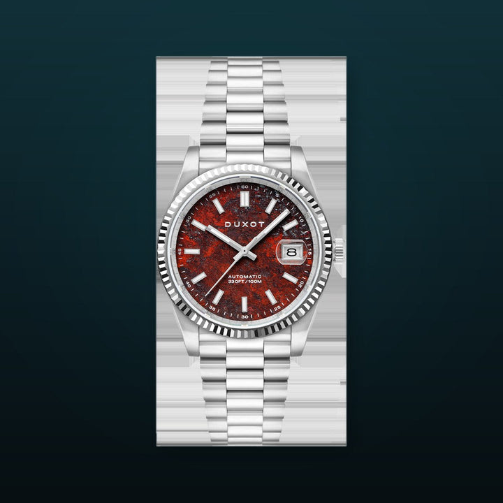 Marcel Automatic Lapidary Limited Edition Red / Stainless Steel | Red Dial