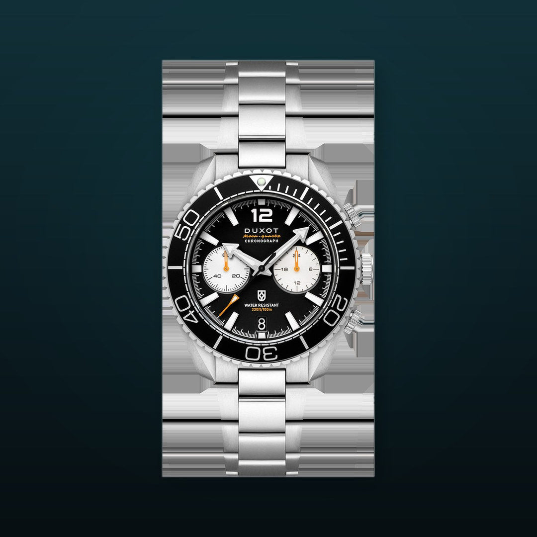 Tiburon Chronograph Black / Stainless Steel | Black Dial