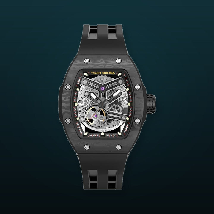 Atomic black /white | Black Dial