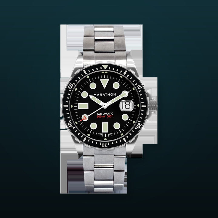 46mm OSAR-D 46mm Original SAR w/ Date with Stainless Steel Bracelet (OSAR-D) Black Dial