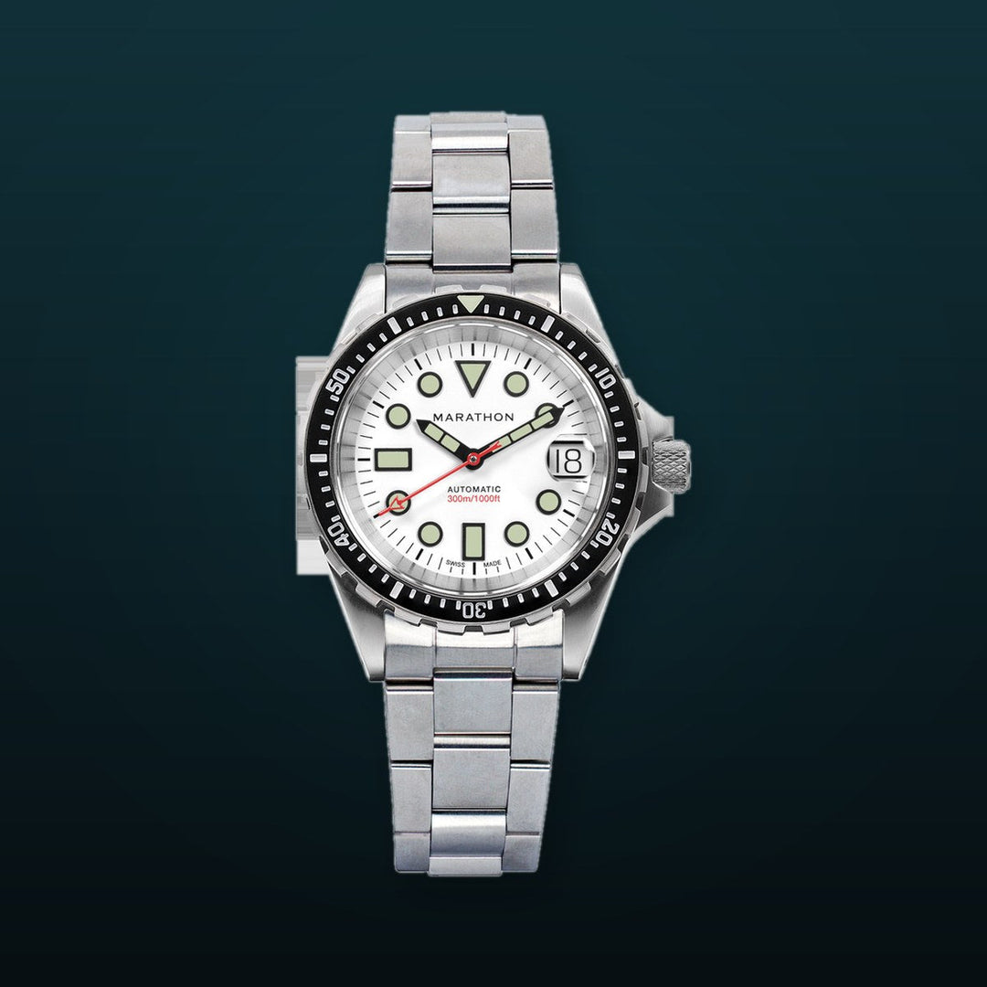 36mm OSAR-D ARCTIC EDITION 36mm Arctic Original SAR w/ Date with Stainless Steel Bracelet (OSAR-D) White Dial