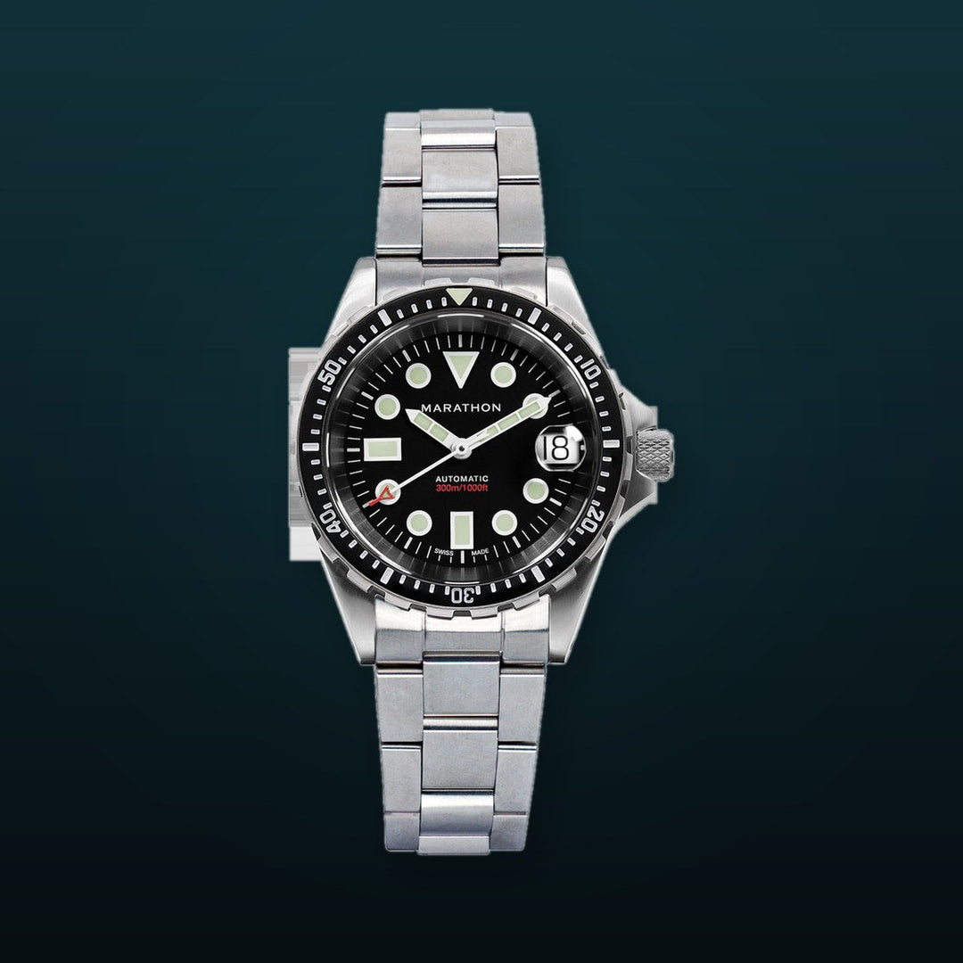 36mm OSAR-D 36mm Original SAR w/ Date with Stainless Steel Bracelet (OSAR-D) Black Dial