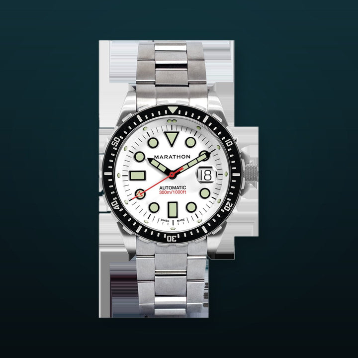 46mm OSAR-D ARCTIC EDITION 46mm Original SAR w/ Date with Stainless Steel Bracelet (OSAR-D) ARCTIC EDITION White Dial